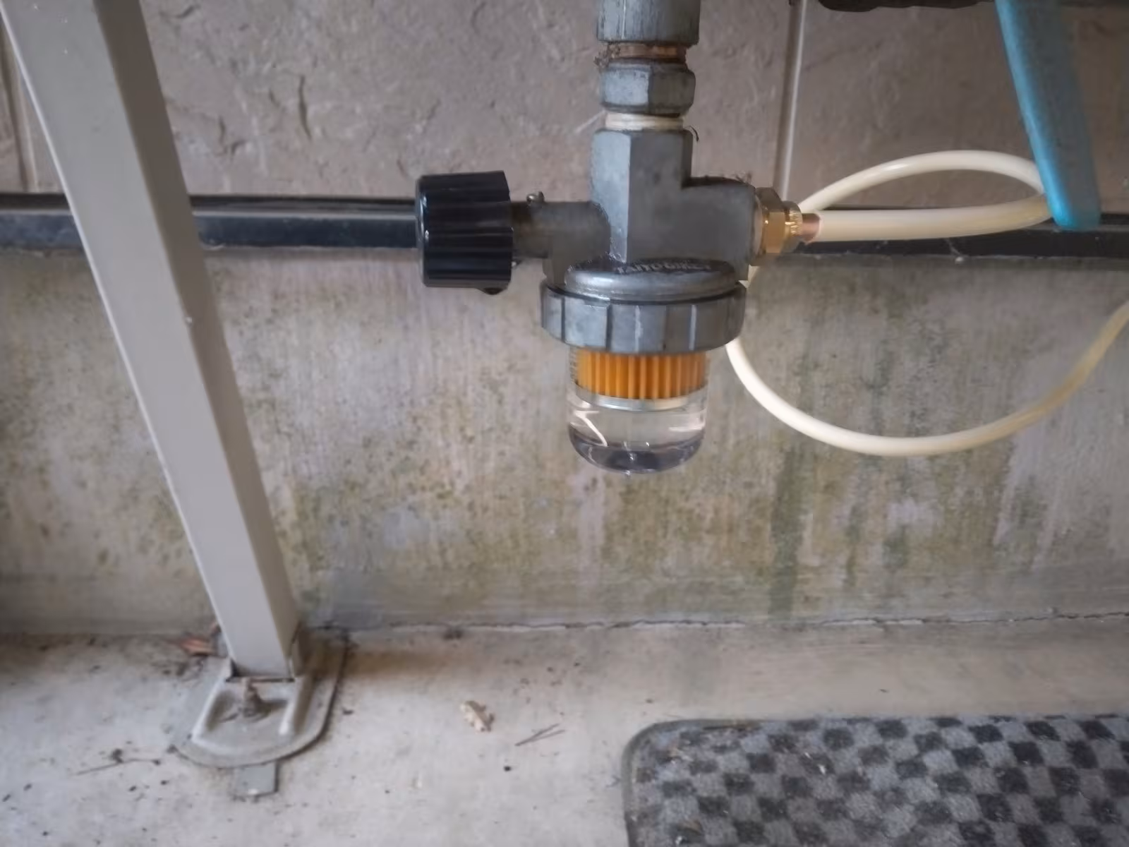 施工後のオイルストレーナー