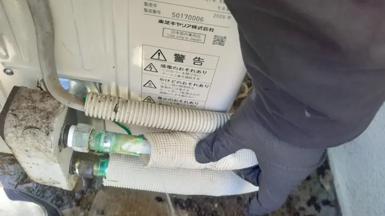 黒川郡大和町｜エコキュート配管交換（ヒートポンプ配管）漏水でお湯が作れない症状