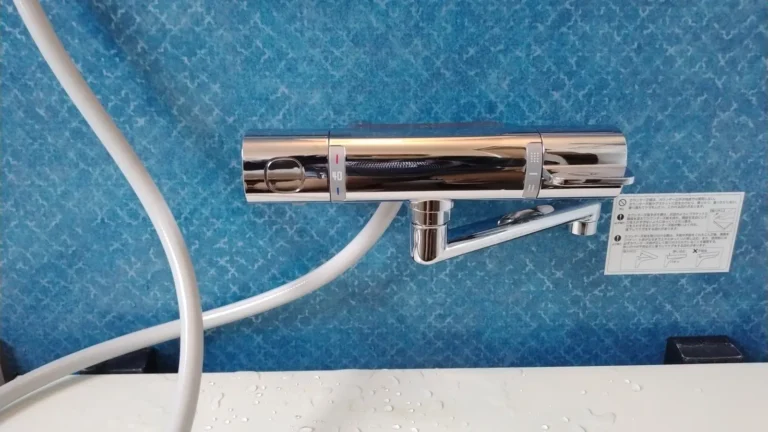 シャワーのお湯が熱くならないため浴室水栓を交換（KVK KF800WTMCLM→FTB100KTKO）｜大和町