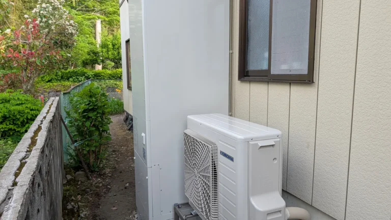 エコキュート交換と土台の作り直し（コロナ CHP-S46AZ1K）｜黒川郡大和町