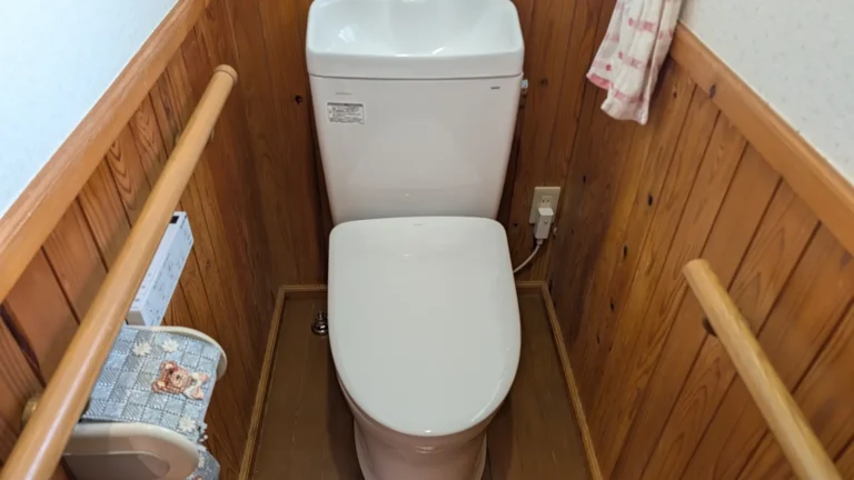 一体型から組合せトイレへ、トイレ一式の交換（TOTO ピュアレストQR＋アプリコットF1A）｜黒川郡大衡村
