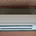 施工後の壁掛けエアコン室内機