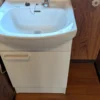 交換後のTOTO Aシリーズの洗面手洗